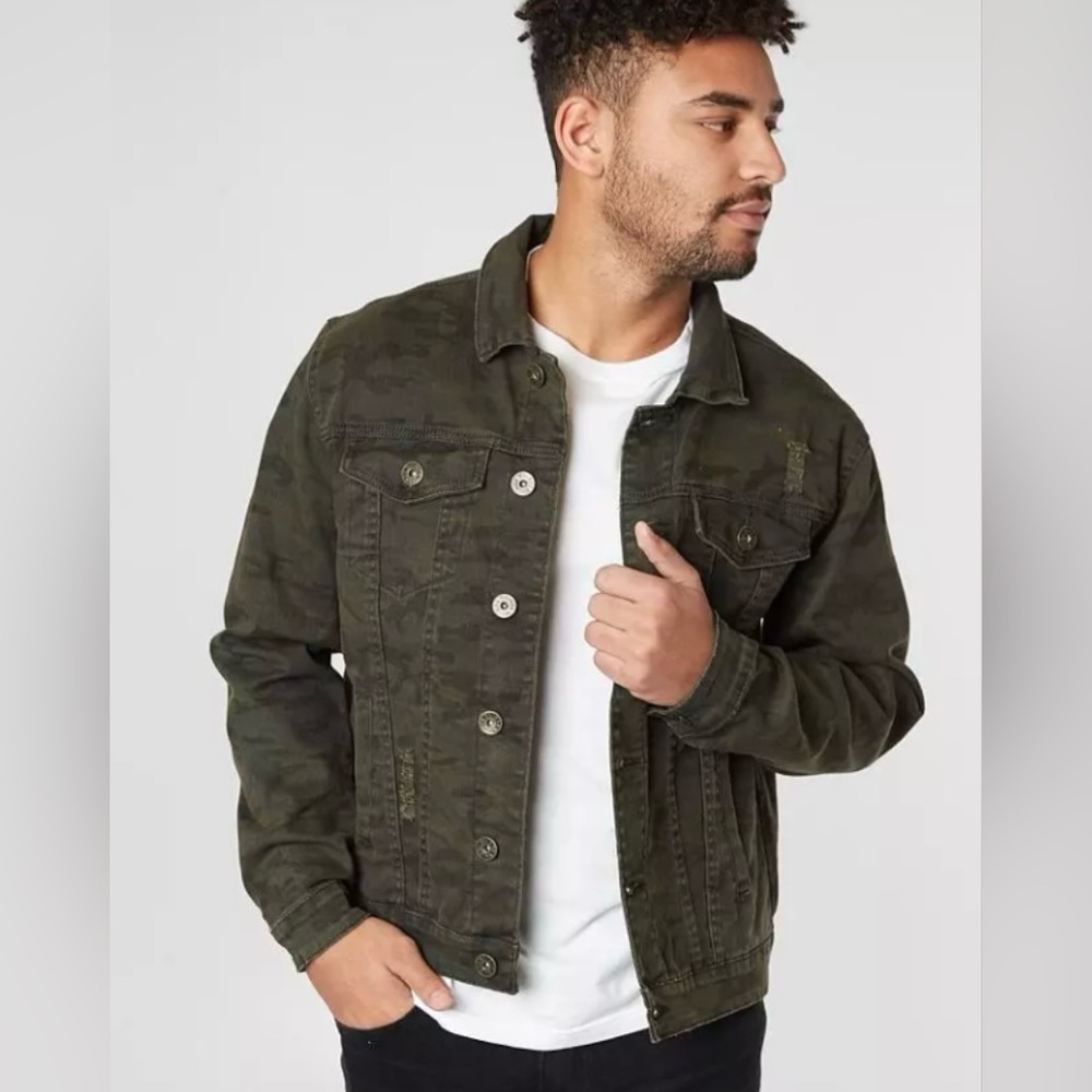 Waimea Men’s Camo Distressed Jacket
